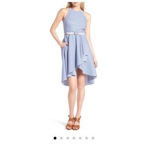 Eliza J halter hi lo dress